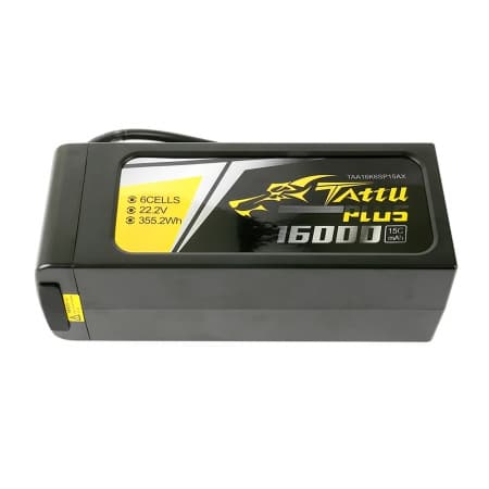 Gens Ace Tattu Plus 22.2V 16000mAh 15C 6S AS150+XT150 Plug