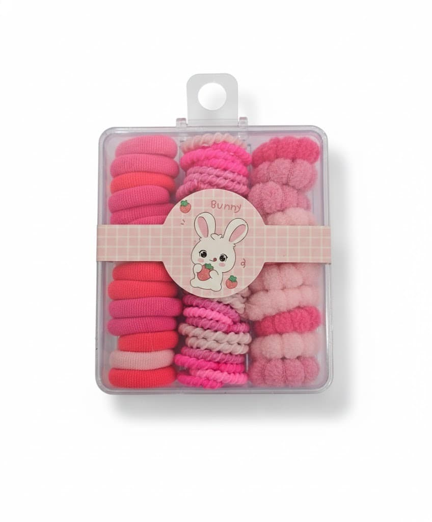 Geral Goma Para Cabelo K61777 52PCS Rosa