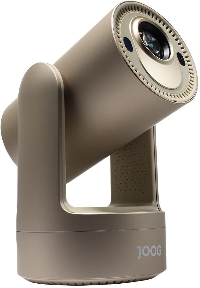 Projetor Joog J300 4K Portátil, WiFi, Bluetooth, Android, HDMI, USB (Dourado)