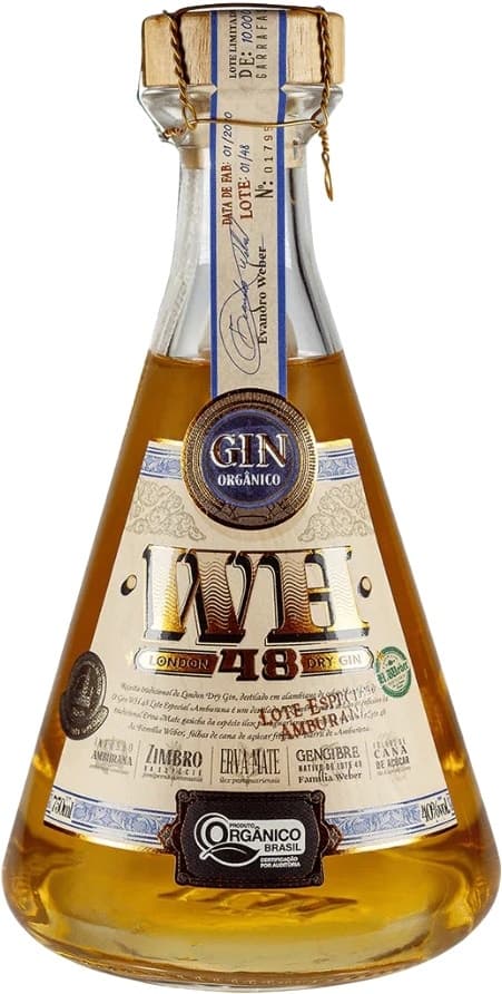 Gin London Dry Weber Haus Wh48 Amburana - 750mL