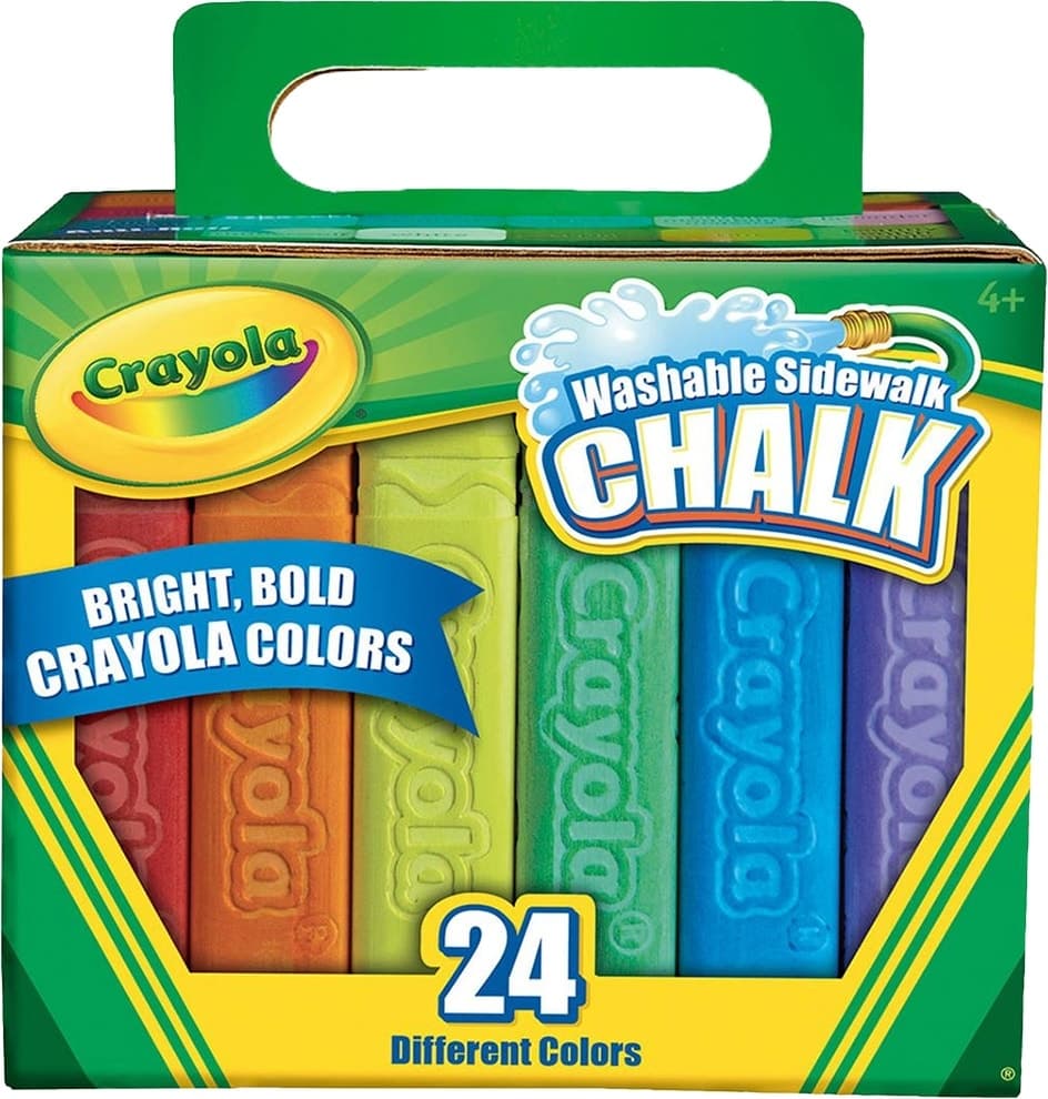 Giz para Calçada Crayola Lavável 24 Unidades