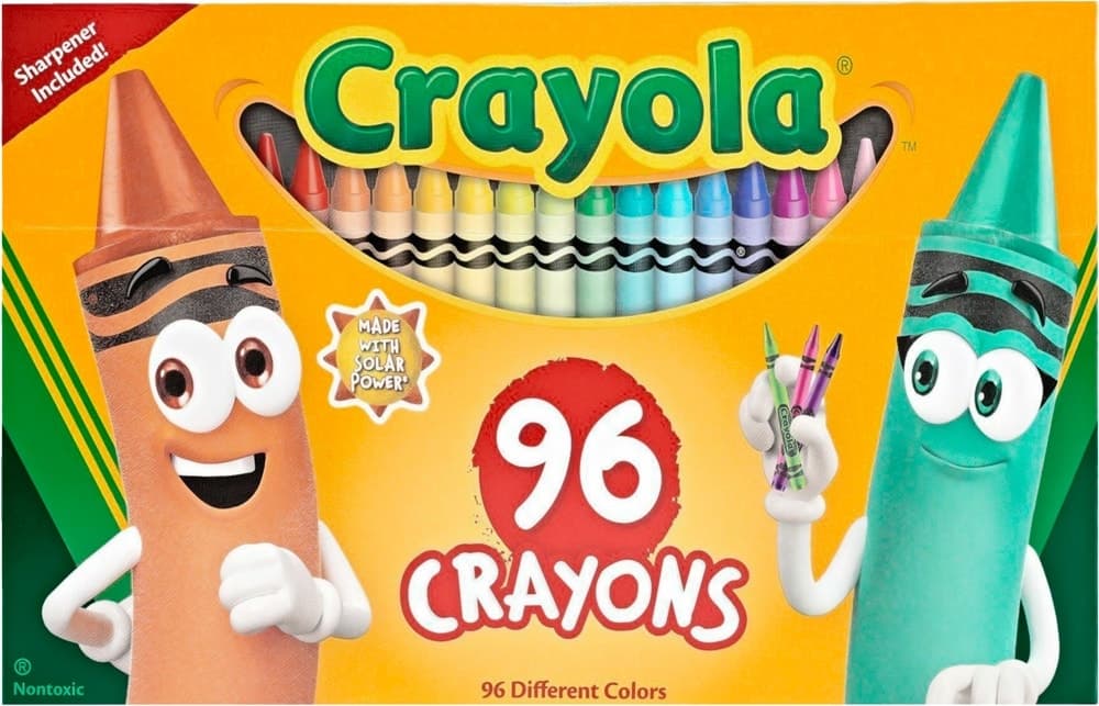 Giz de Cera Crayola 52-0096 (96 Unidades)