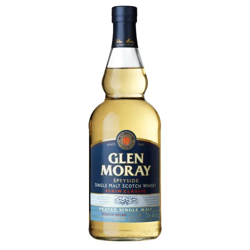 Whisky de Malta Glen Moray com Copos