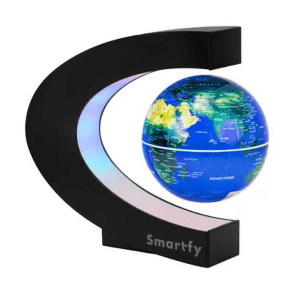 Globo de Levitação Smartfy GB02B Mapa Mundi 10.6Cm Com LED Bivolt Azul
