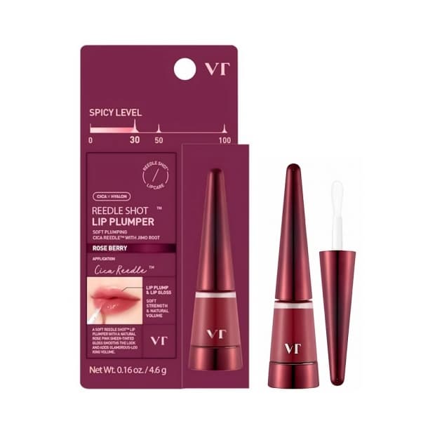 Gloss Labial Vt Cosmetics Reedle Shot Lip Rose Berry 4.3G