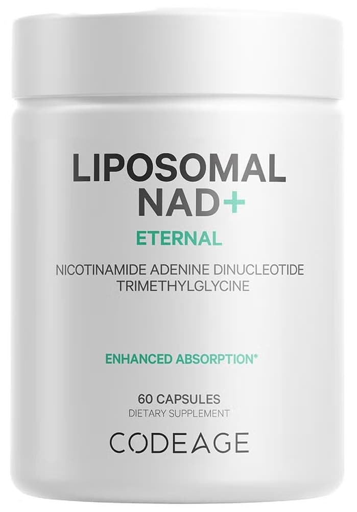 Suplemento Gnc Liposomal Nad+ Eternal (60 Cápsulas)