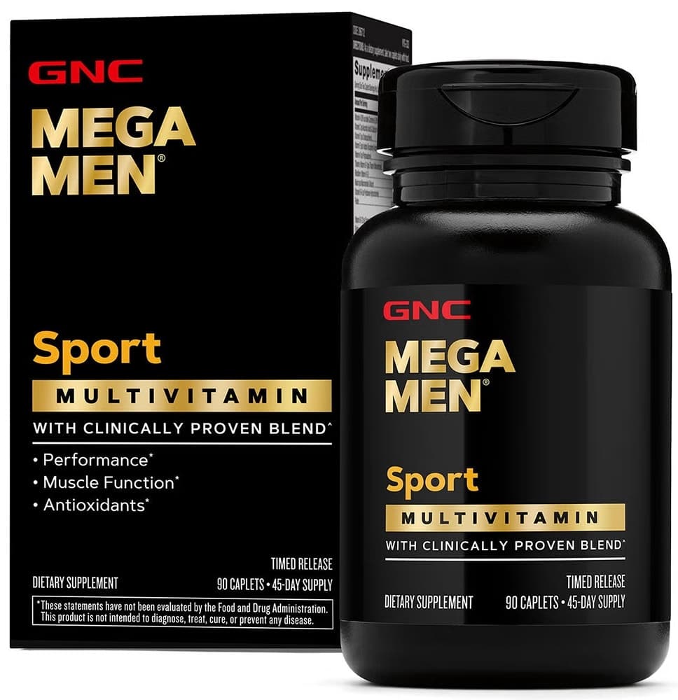 Suplemento Gnc Mega Men Sport (90 Cápsulas)