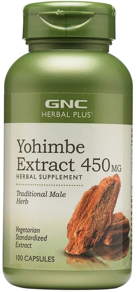 Gnc Extrato de Yohimbe 450MG (100 Cápsulas)