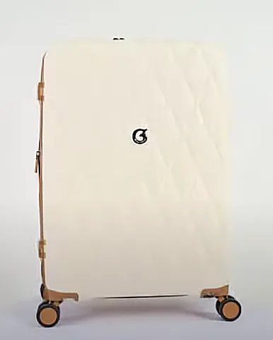 Mala Goby London GB-2410 25" Branca (Mediana) ABS+PC Tsa Lock