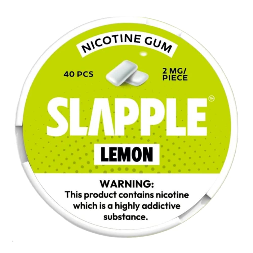 Goma de Nicotina Slapple Lemon 2MG 40 Unidades