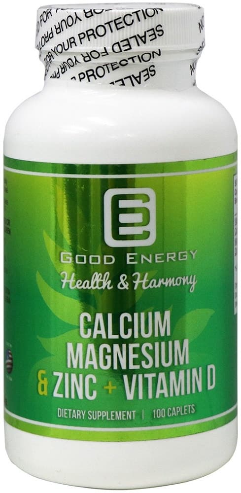 Suplemento Good Energy Cálcio Magnésio Zinco e Vitamina D 100 Cápsulas