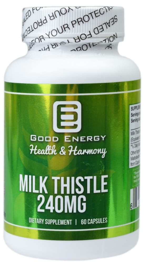 Suplemento Good Energy Milk Thistle 240MG - 60 Cápsulas