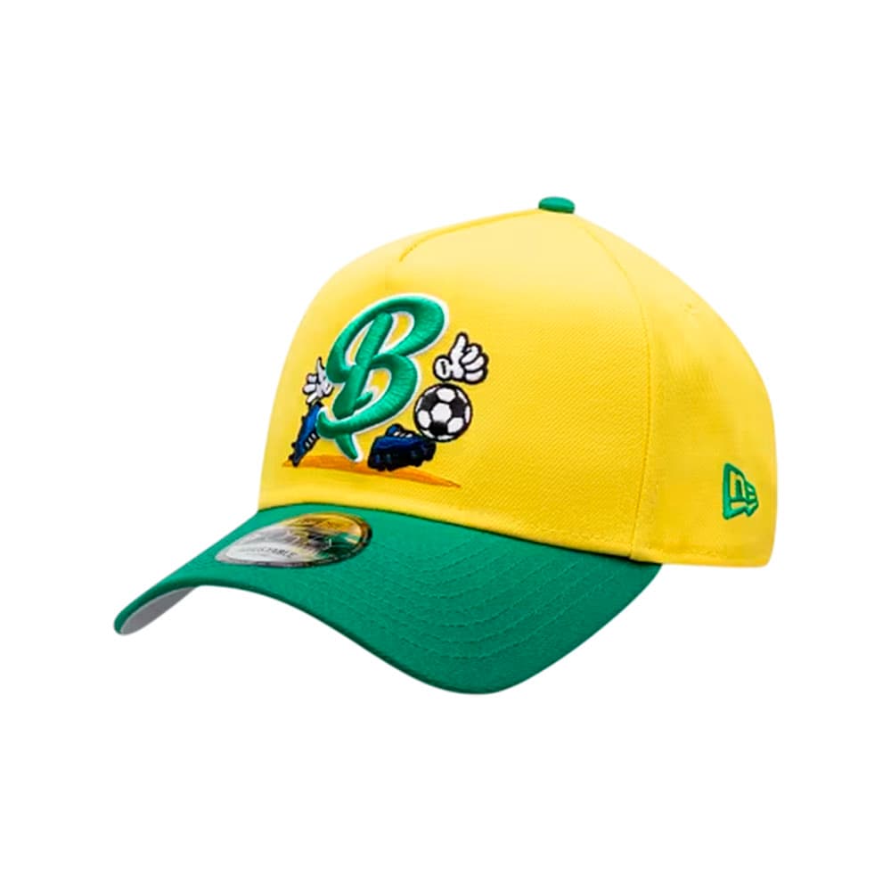 Boné New Era 9Forty Cartoon Soccer Brasil Masculino