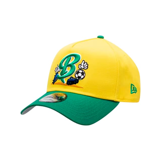 Boné New Era 9Forty Cartoon Soccer Brasil Masculino