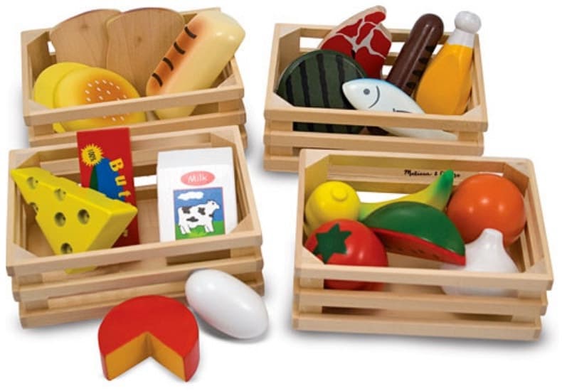 Conjunto de Alimentos Em Madeira Melissa & Doug 21 Peças