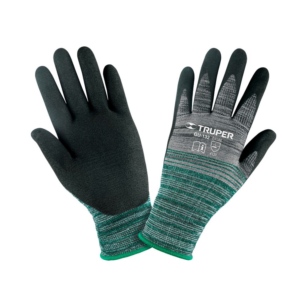 Luva de Nylon com Revestimento de Nitrilo Truper Tamanho M