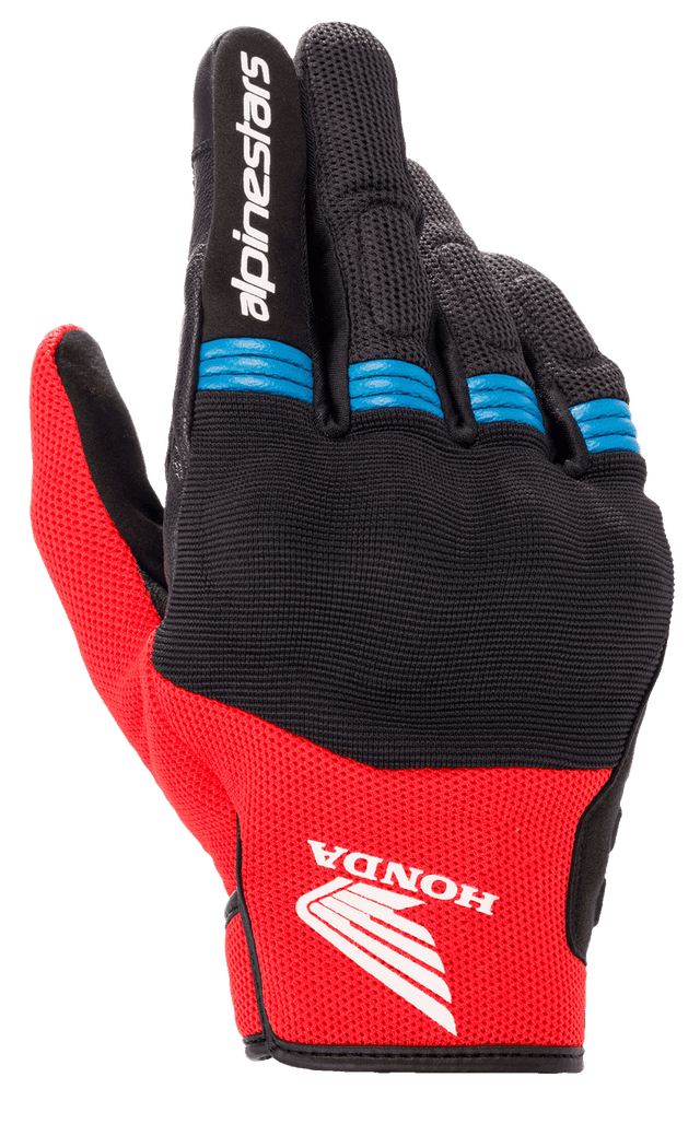 Luvas Alpinestars Honda Copper - Vermelho Brilhante Azul / G