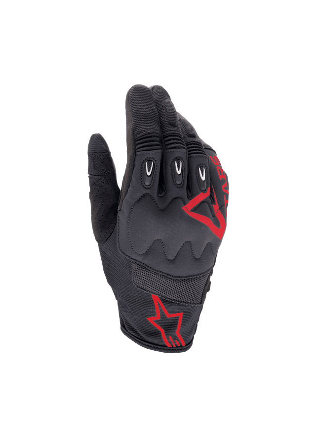 Luvas Alpinestars Techdura - Vermelho Fogo/Preto / M
