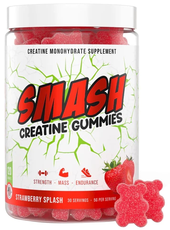 Gomas de Creatina Smash Strawberry | 120 Gomas