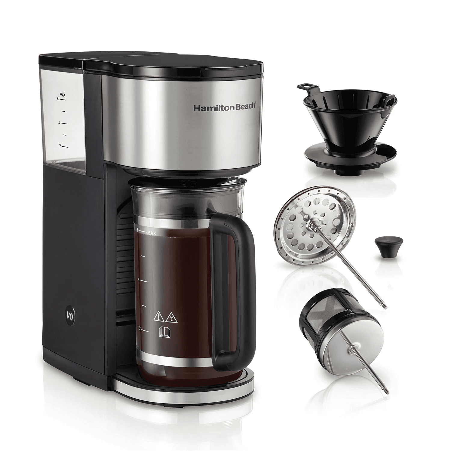Cafeteira Hamilton Beach Home Barista 7 Em 1 220V 50Hz