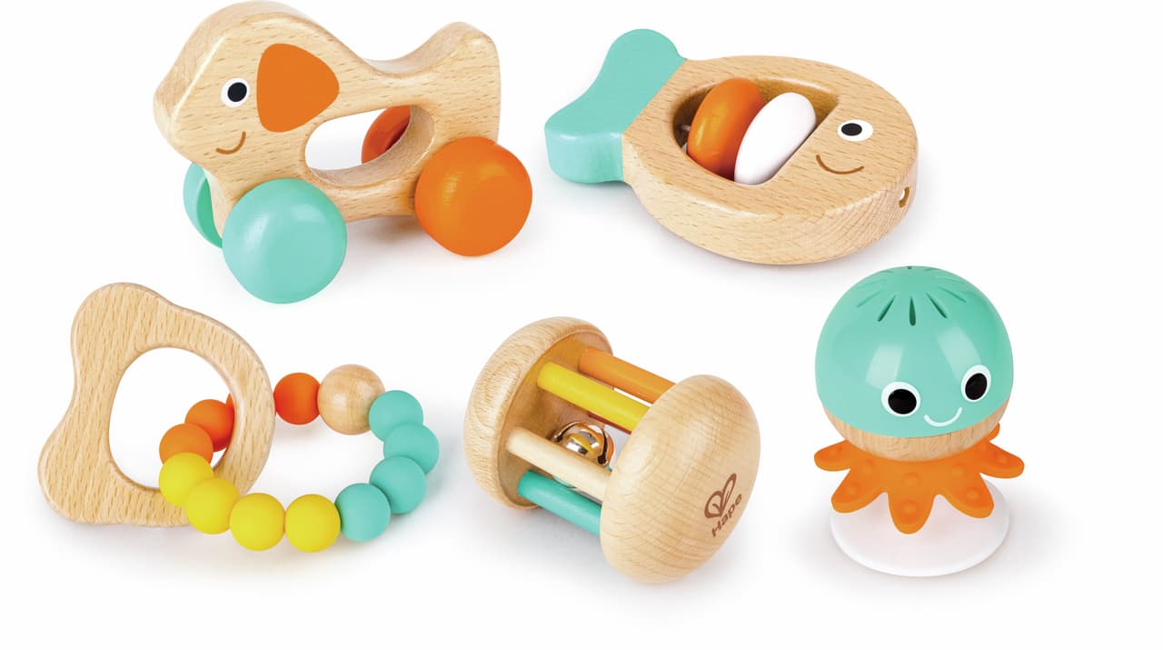 Conjunto de Chocalhos Sensoriais Hape