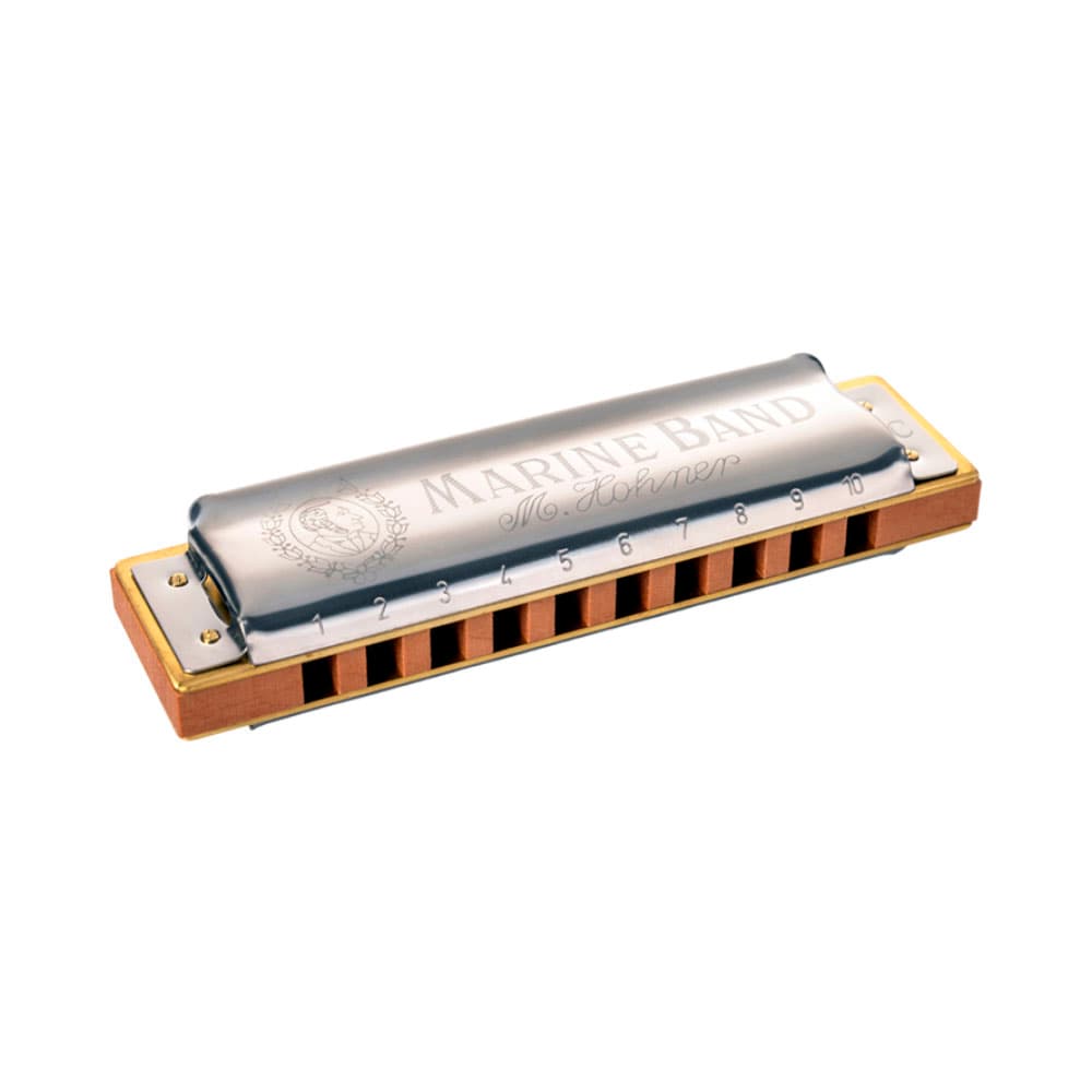 Gaita Hohner Marine Band 1896/20 Prata