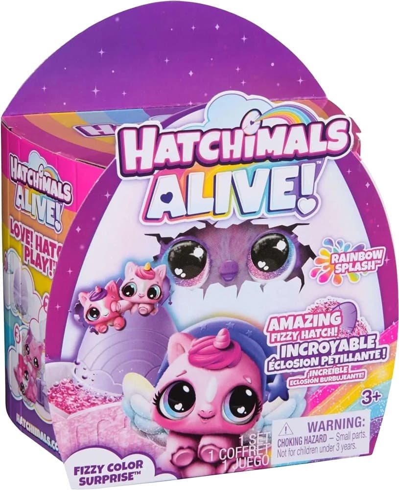 Brinquedo Hatchimals Alive! Rainbow Splash Spin Master