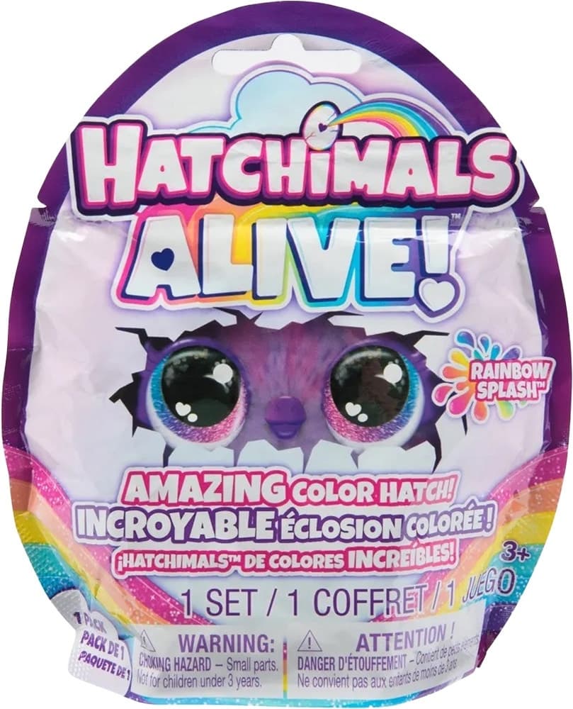 Brinquedo Hatchimals Alive! Spin Master Rainbow Splash