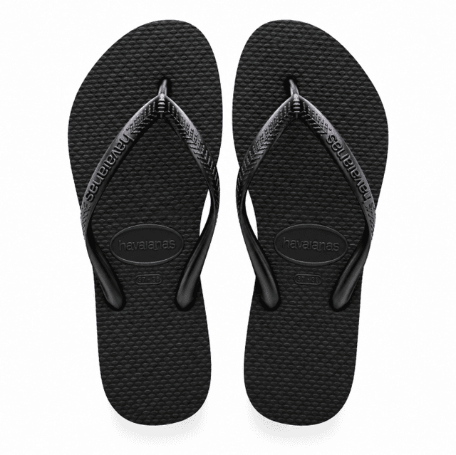Havaianas Zapatilla Fem Slim (39/40) Negro