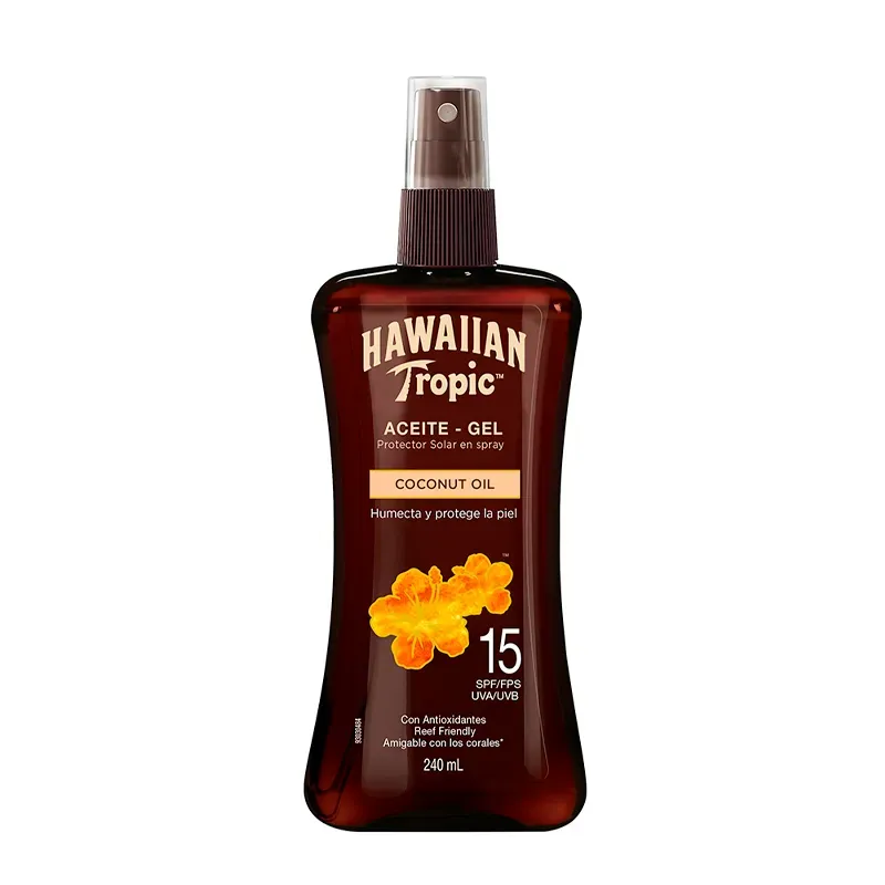 Óleo Protetor Solar Hawaiian Tropic Spray 15 Spf 240ml