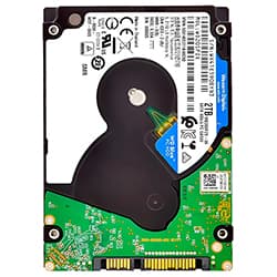 HD SATA3 2.5" 2TB Western Digital Wd Blue 5400RPM 128MB WD20SPZX