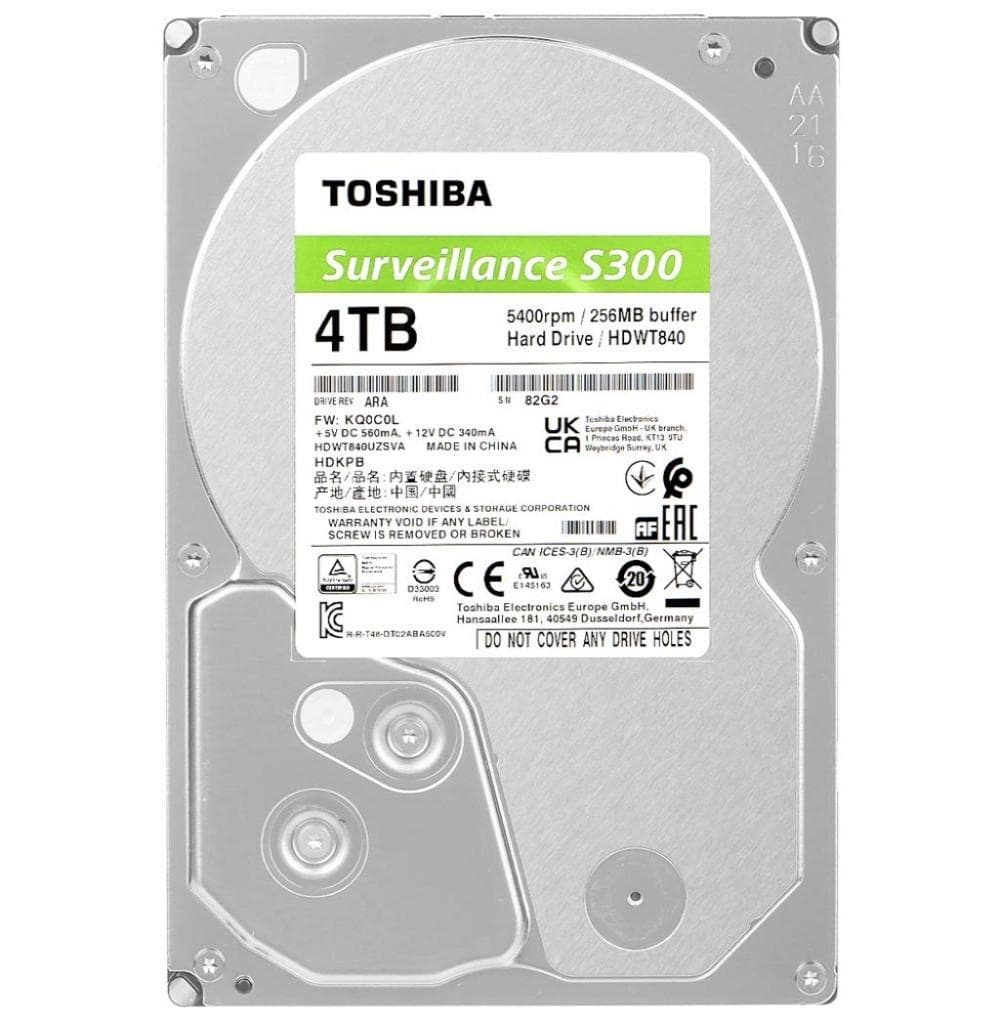 HD Interno Toshiba Surveillance S300 4TB