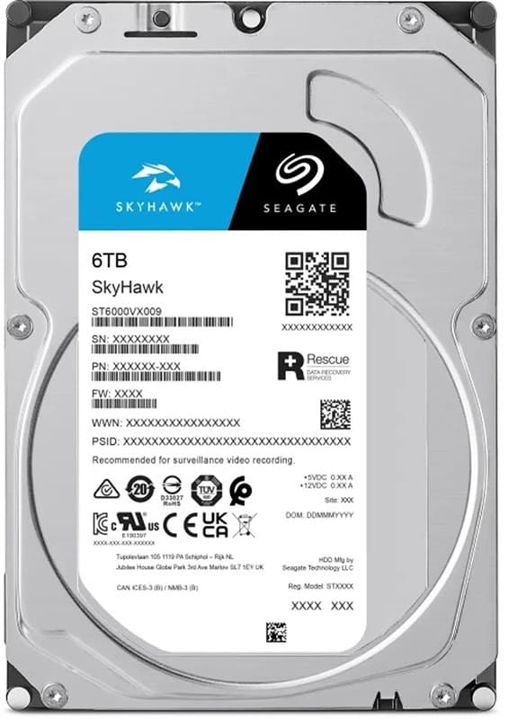 HD Seagate SkyHawk 6TB SATA 3 5400RPM - ST6000VX009 (Garantia Br)