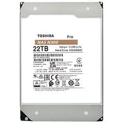 HD Toshiba 22TB N300 Pro Nas 3.5" SATA 3 7200RPM - HDWG62CXZSTB