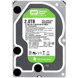 HD Western Digital Green 2TB 3.5" SATA 3 5400RPM