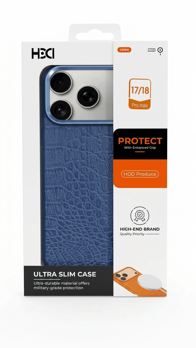 Capa Hdd Hbc-292 para iPhone 18 Pro Max/17 Pro Max Azul