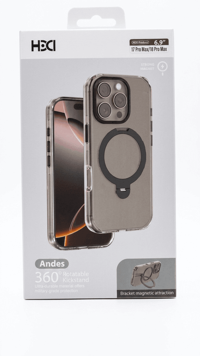 Capa para iPhone 18 Pro Max/17 Pro Max Hdd Hbc-338 Preto