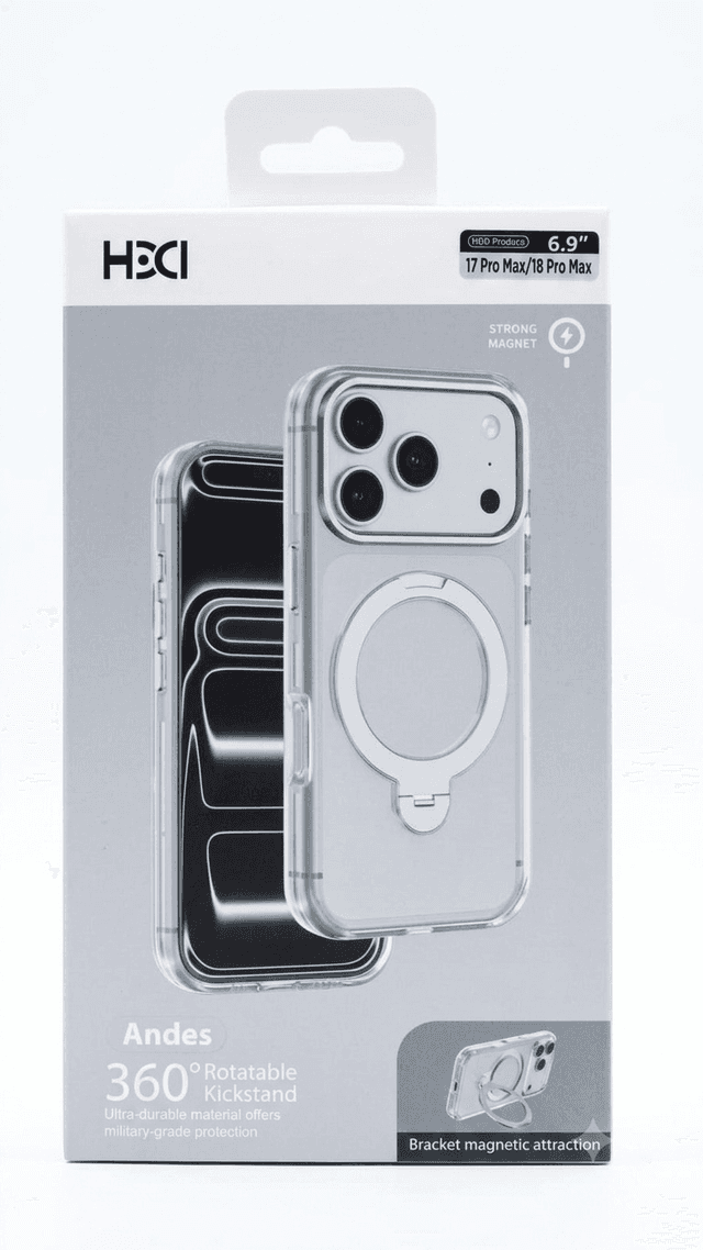 Capa Hdd Hbc-338 para iPhone 18 Pro Max/17 Pro Max Titânio Natural