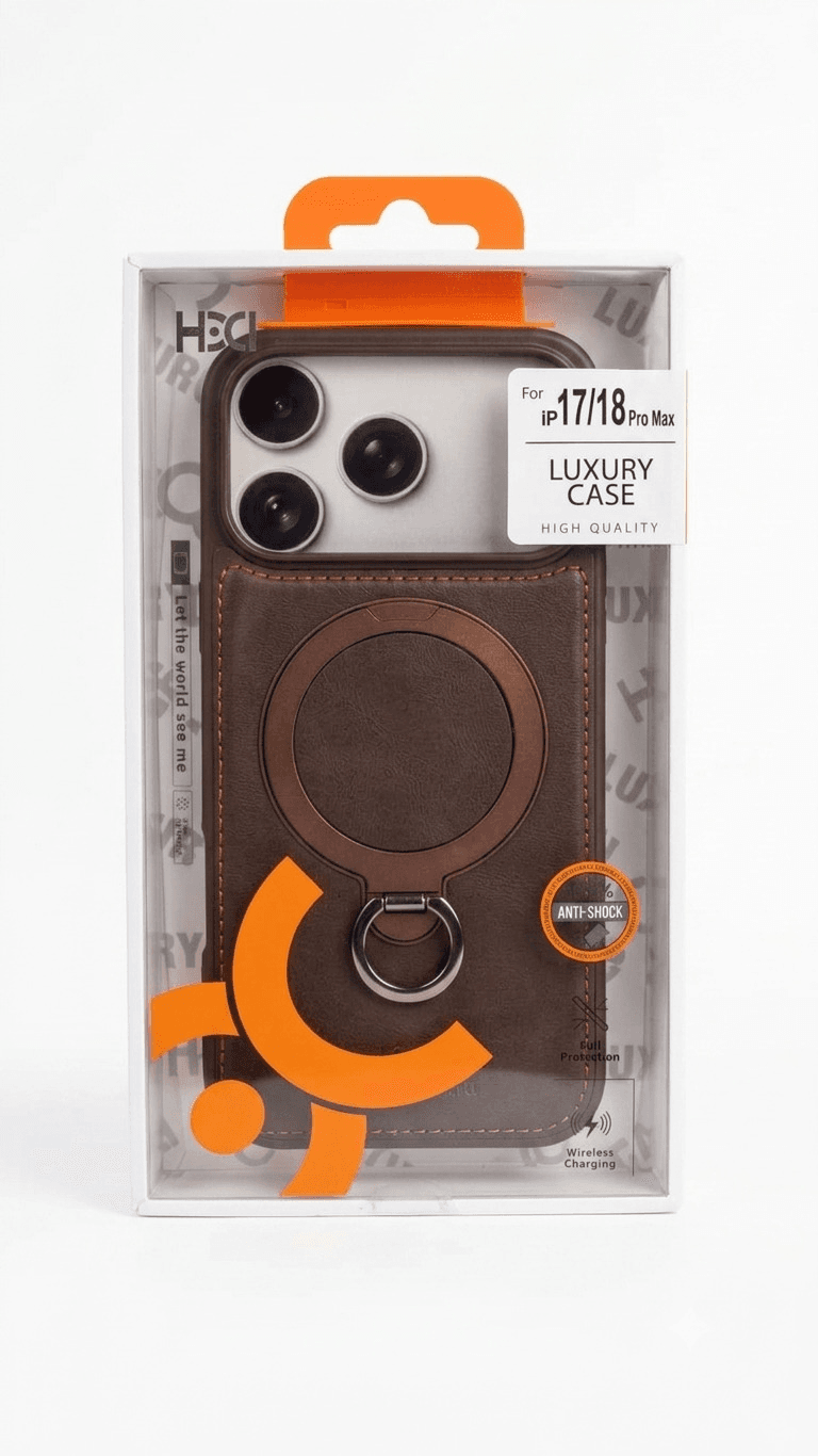 Capa para iPhone 18 Pro Max/17 Pro Max Hdd Dark Brown