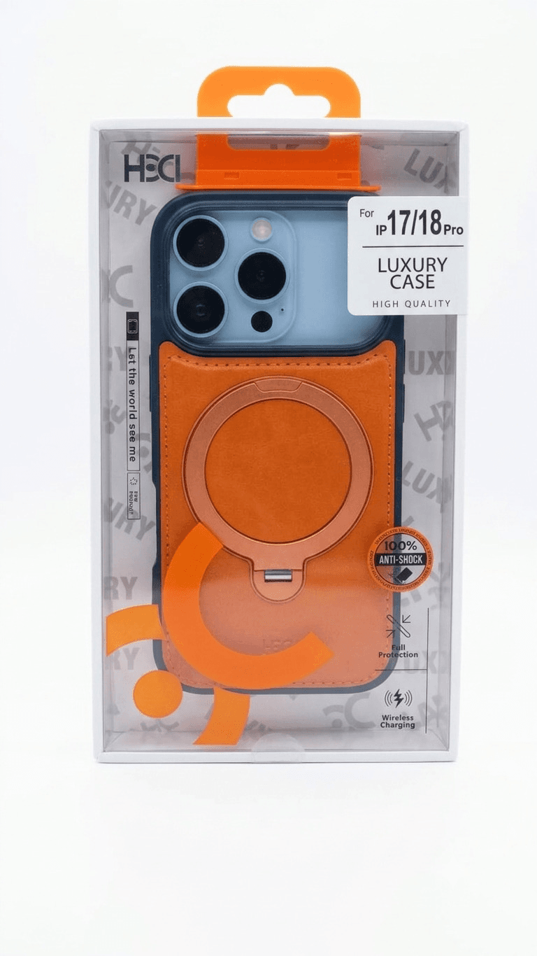 Capa Hbc-367 para iPhone 18 Pro/17 Pro Laranja