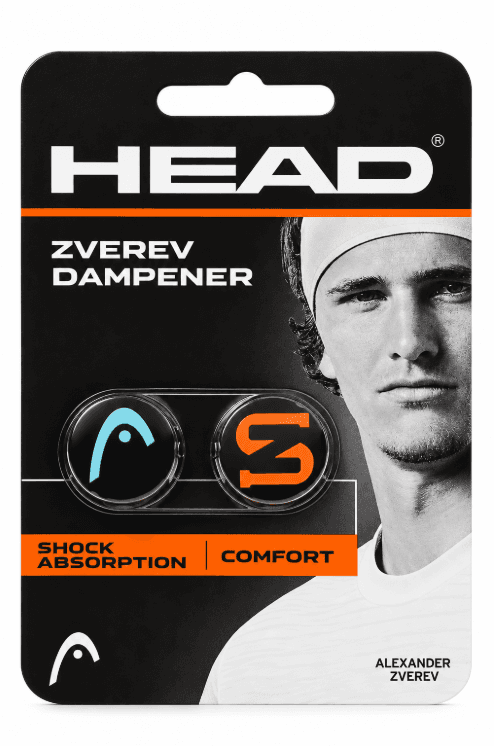Head Antivibrador Para Tenis Zverev Dampener 285120 Verde/naranja