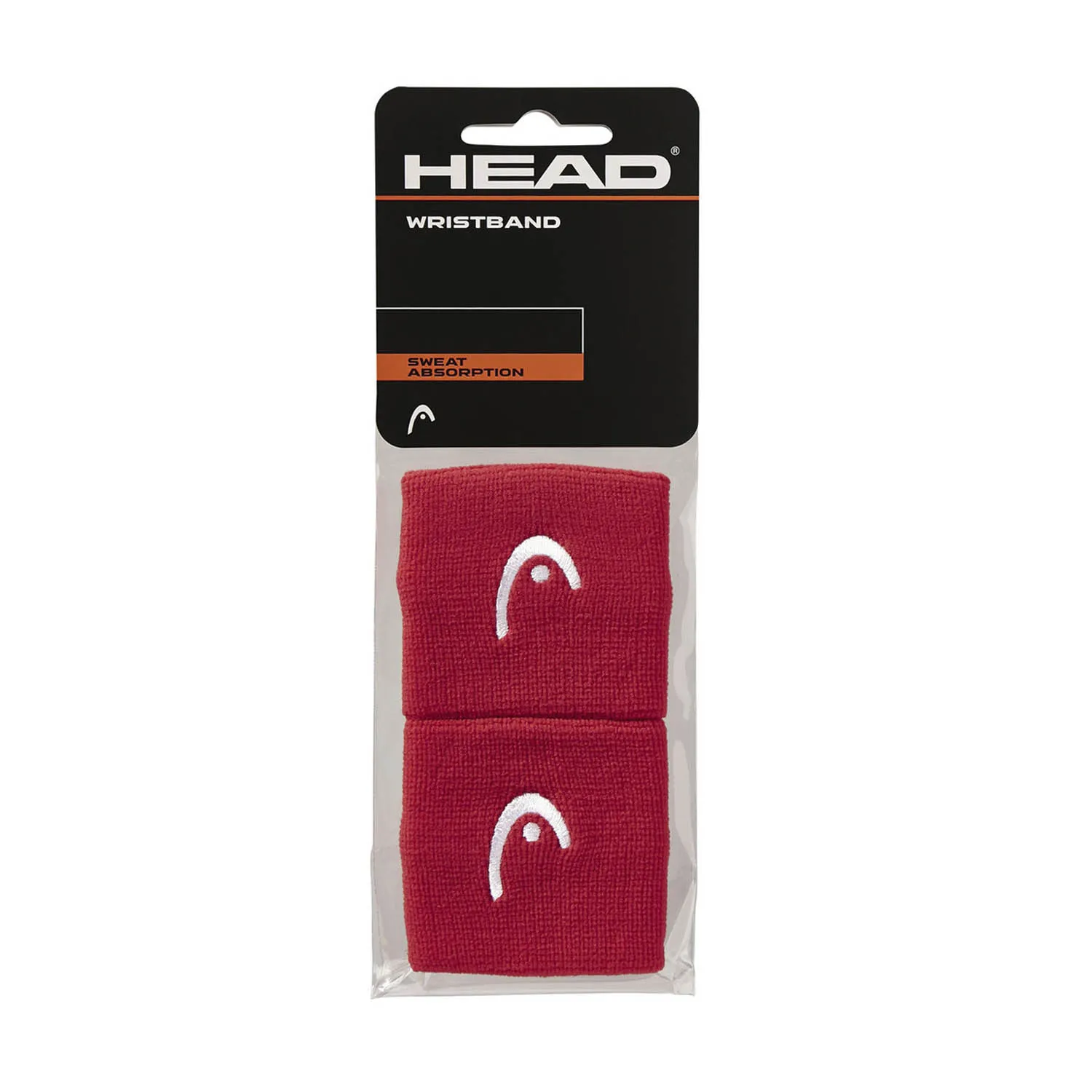Munhequeira Head Wristband 2.5 Vermelho