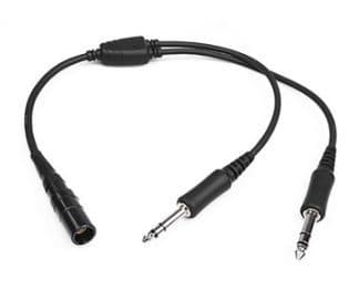 Adaptador de Cabo para Headset 6 Pinos para Plug Duplo Gaba Hobby