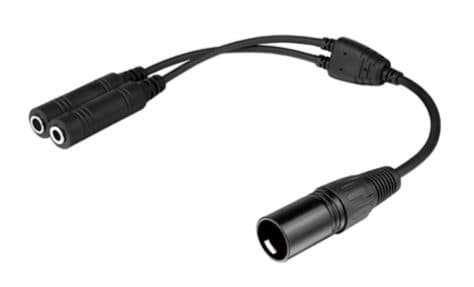 Adaptador de Cabo para Headset, Plug Duplo para Xlr/5 Pinos/Airbus Gaba Hobby
