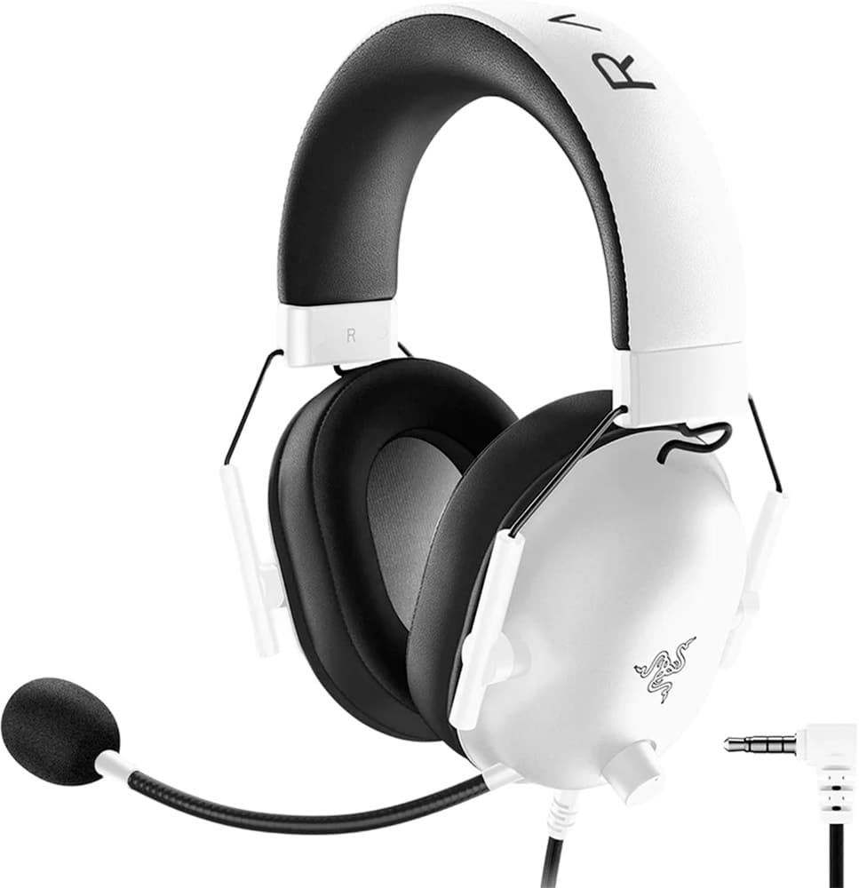 Headset Gamer Razer BlackShark V2 X White Edition