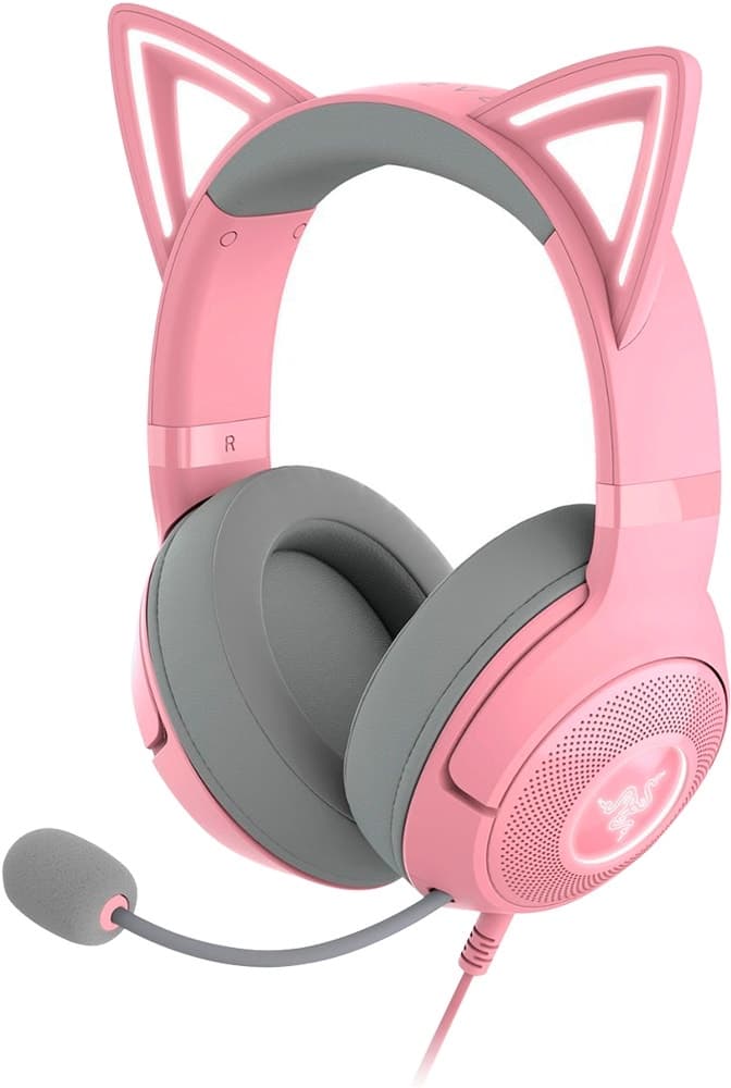 Headset Gamer Razer Kraken Kitty V2 Quartz Edition