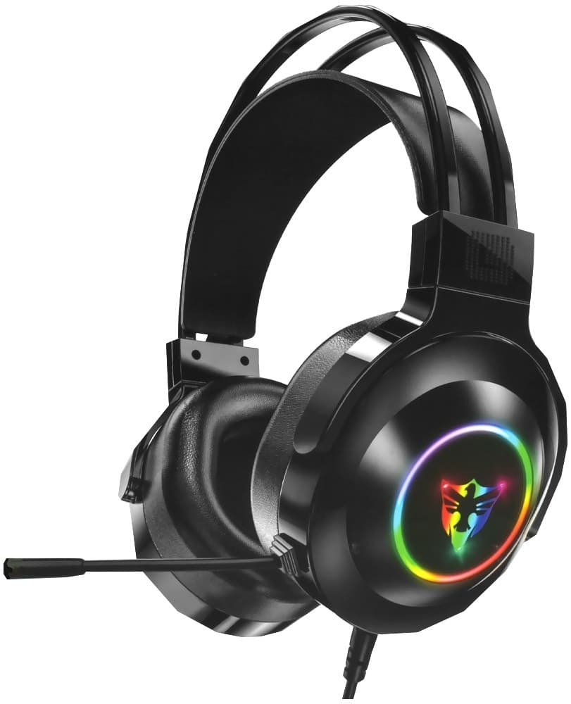 Headset Gamer Satellite Ae-302 RGB com Fio - Preto