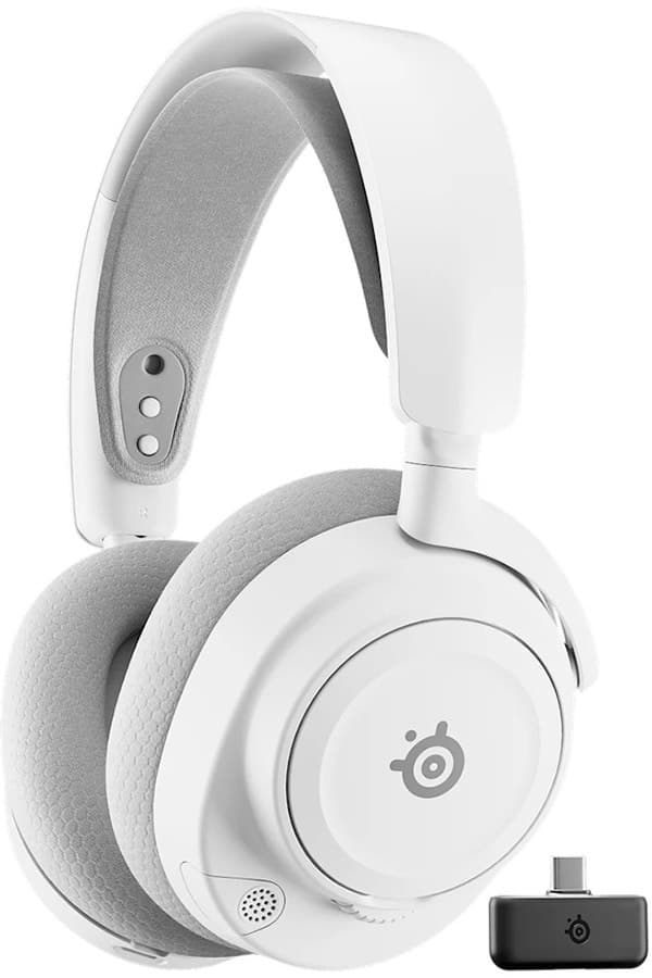 Headset Gamer SteelSeries Arctis Nova 7P Wireless Gen 2 Branco