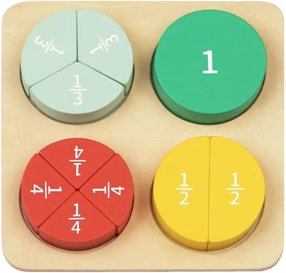 Puzzle de Frações Hi Pando Hp008 (11 Peças)