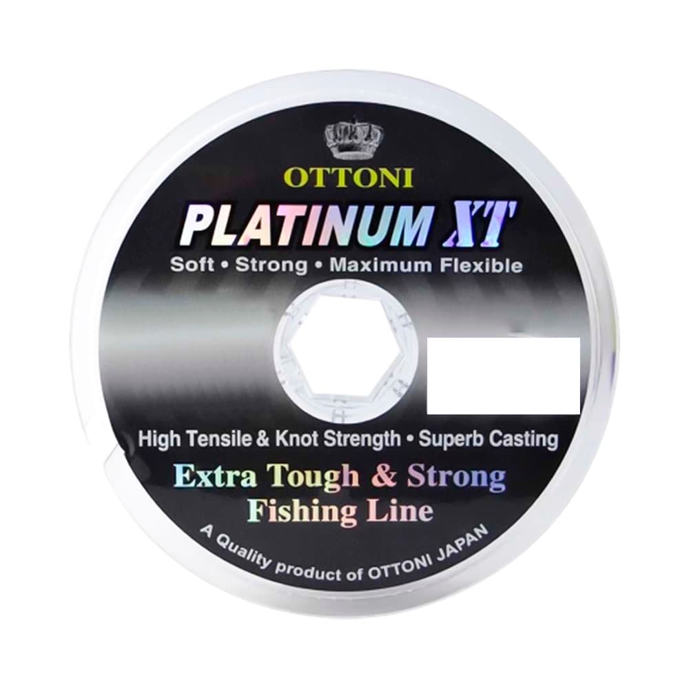 Linha de Pesca Ottoni Platinum Xt 25KG 0.45Mm 1.000M Cinza